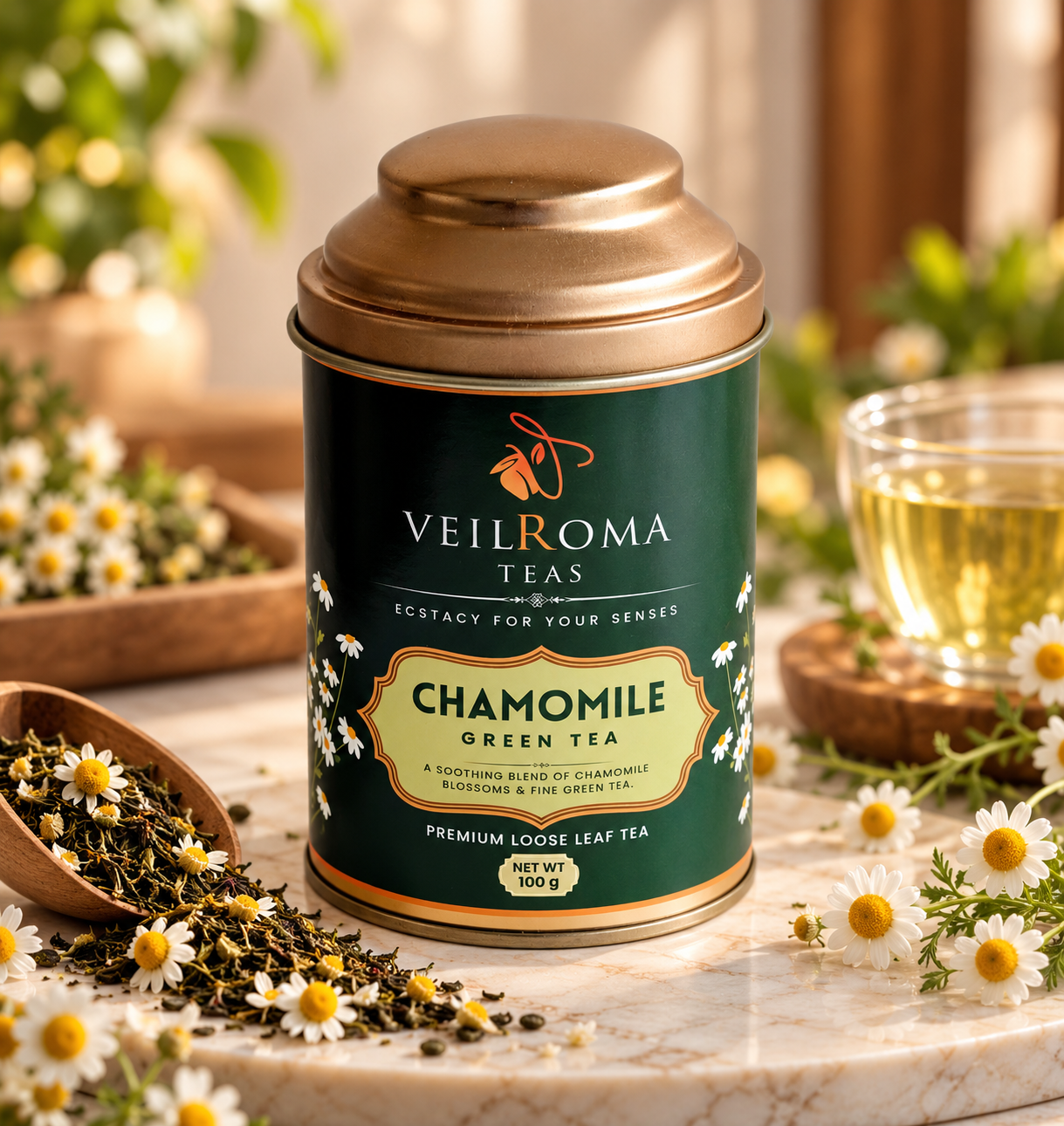 Veilroma Chamomile Green Tea