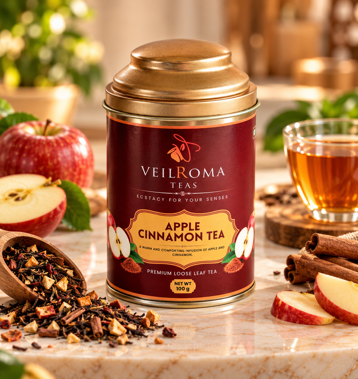 Veilroma Apple Cinnamon Tea